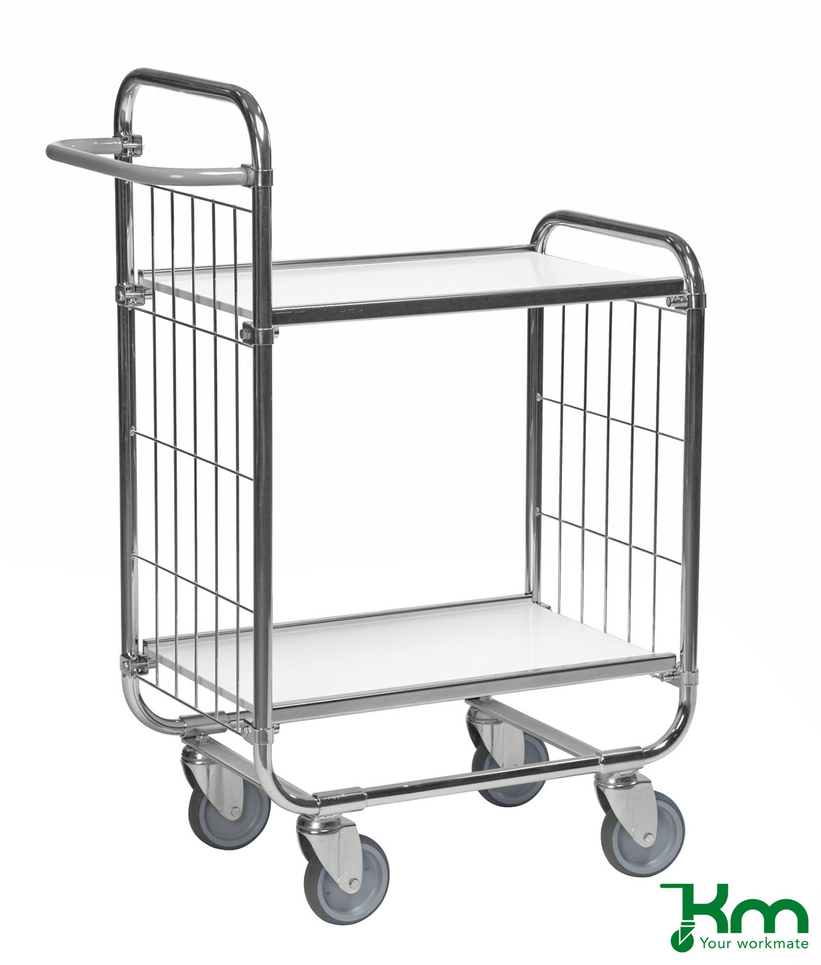 Plockvagn 8000 bromsade hjul, 2 plan, 250 kg