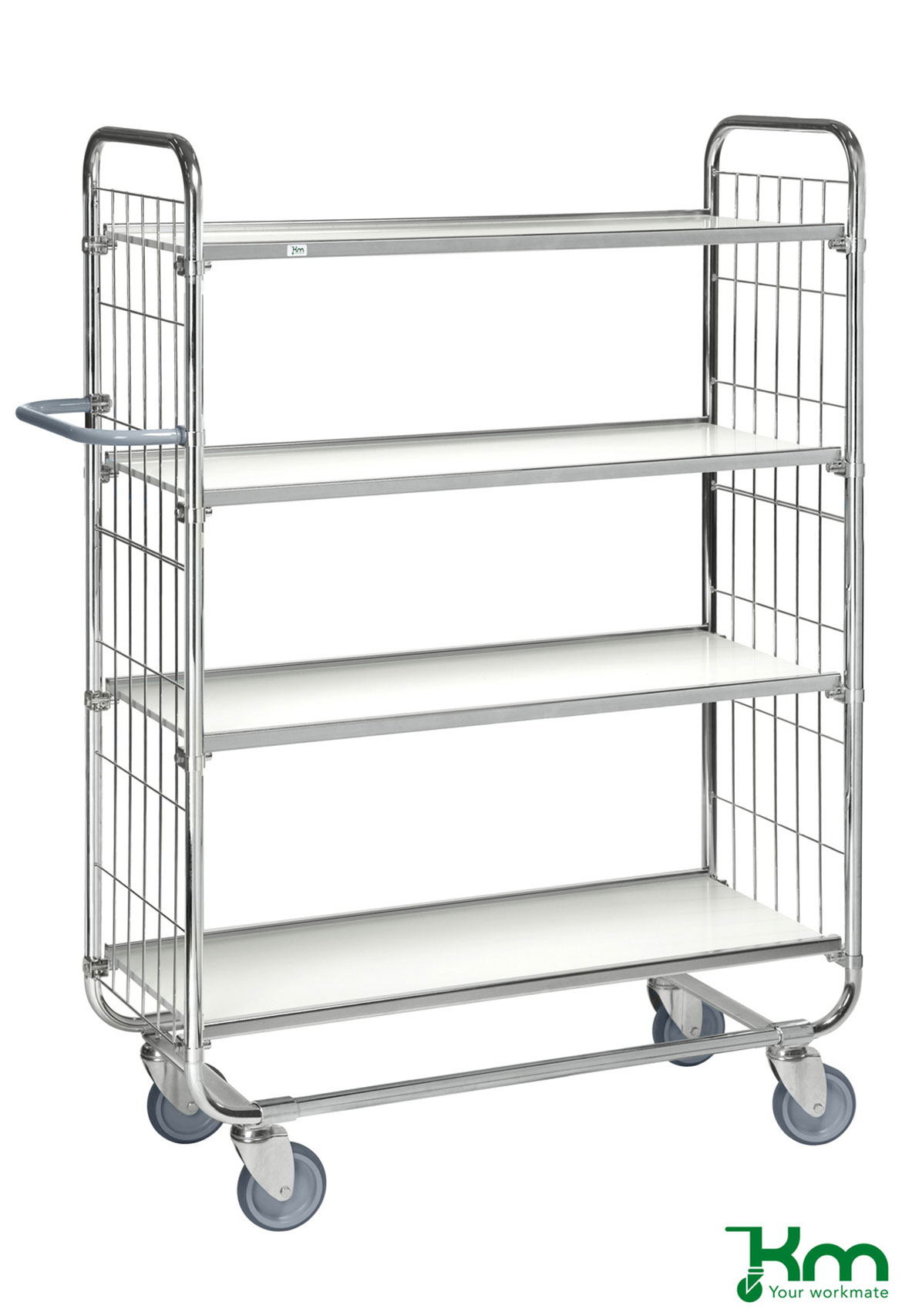 Plockvagn 8000 bromsade hjul, 4 plan 250 kg