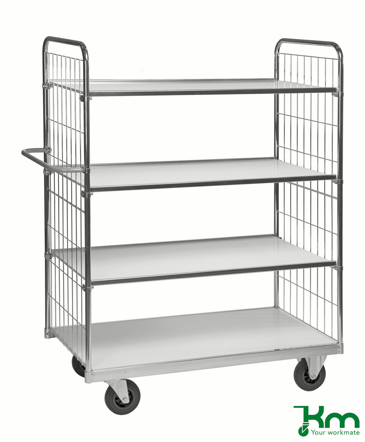Plockvagn 9000 bromsade hjul, 4 plan 300 kg