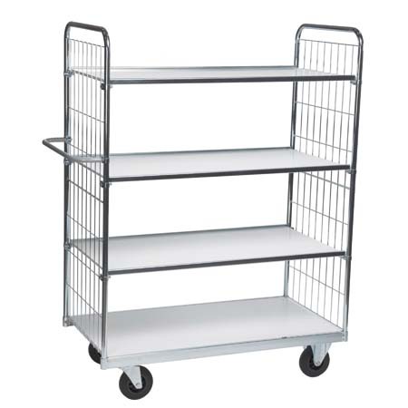 Plockvagn 9000 obromsade hjul, 4 plan 300 kg
