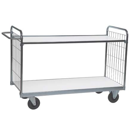 Plockvagn 9000 obromsade hjul, 2 plan 300 kg