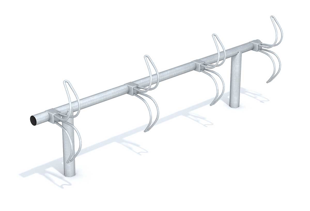 Cykelställ Sälg för nedgrävning