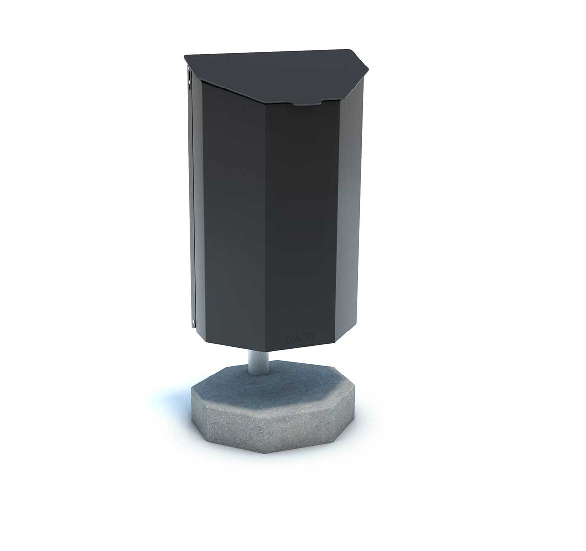 Papperskorg Briza fristående