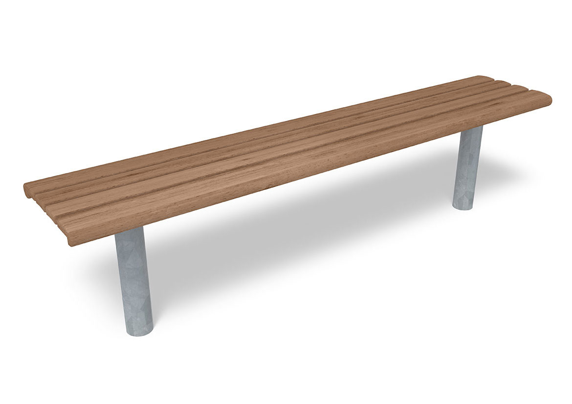 Bänk Sofiero värmebehandlad för nedgjutning