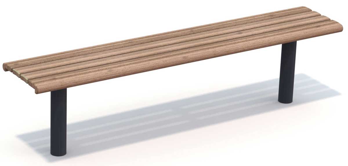 Bänk Sofiero för nedgjutning