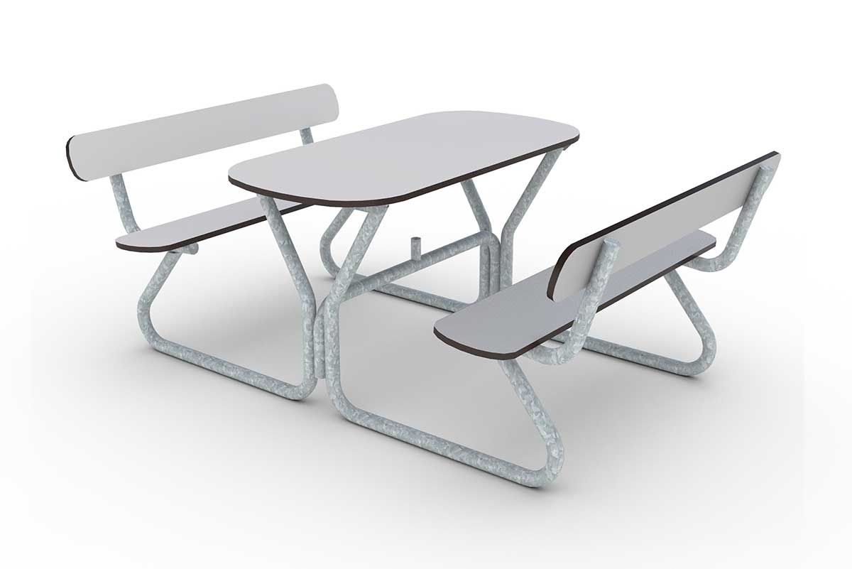 Picknickbord HPL 4 platser
