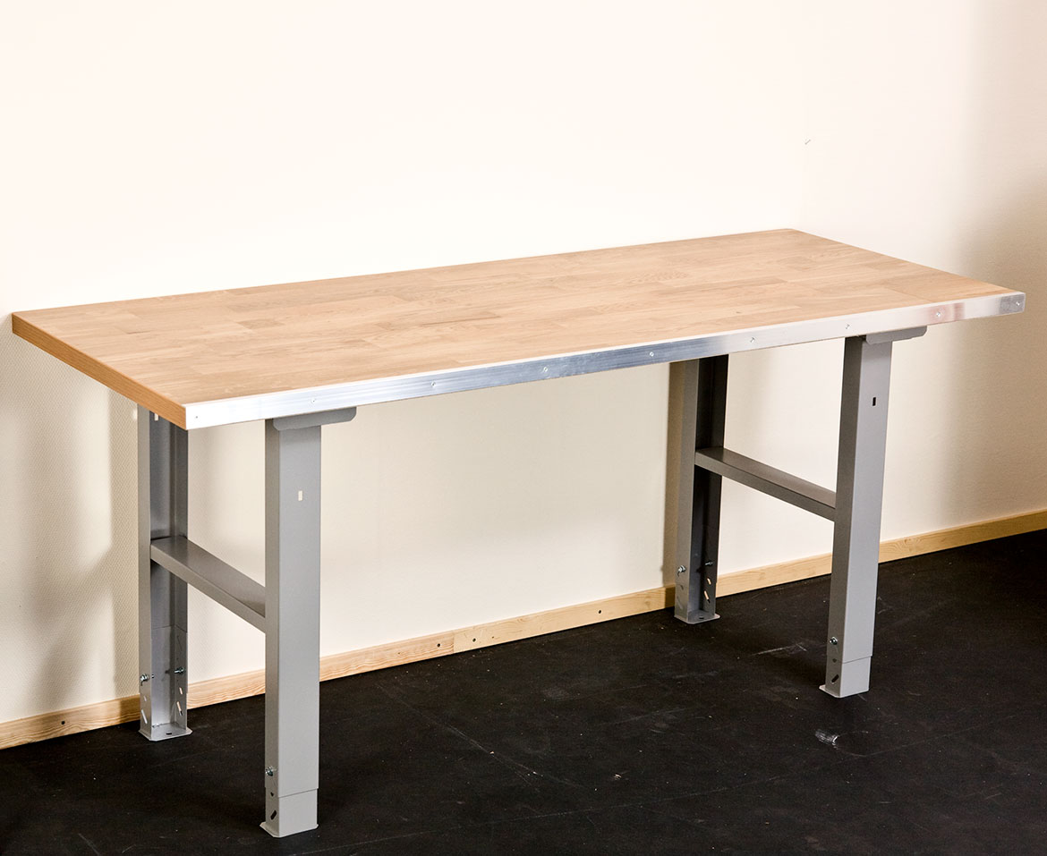 Arbetsbänk Flinta 500 kg Ekparkett