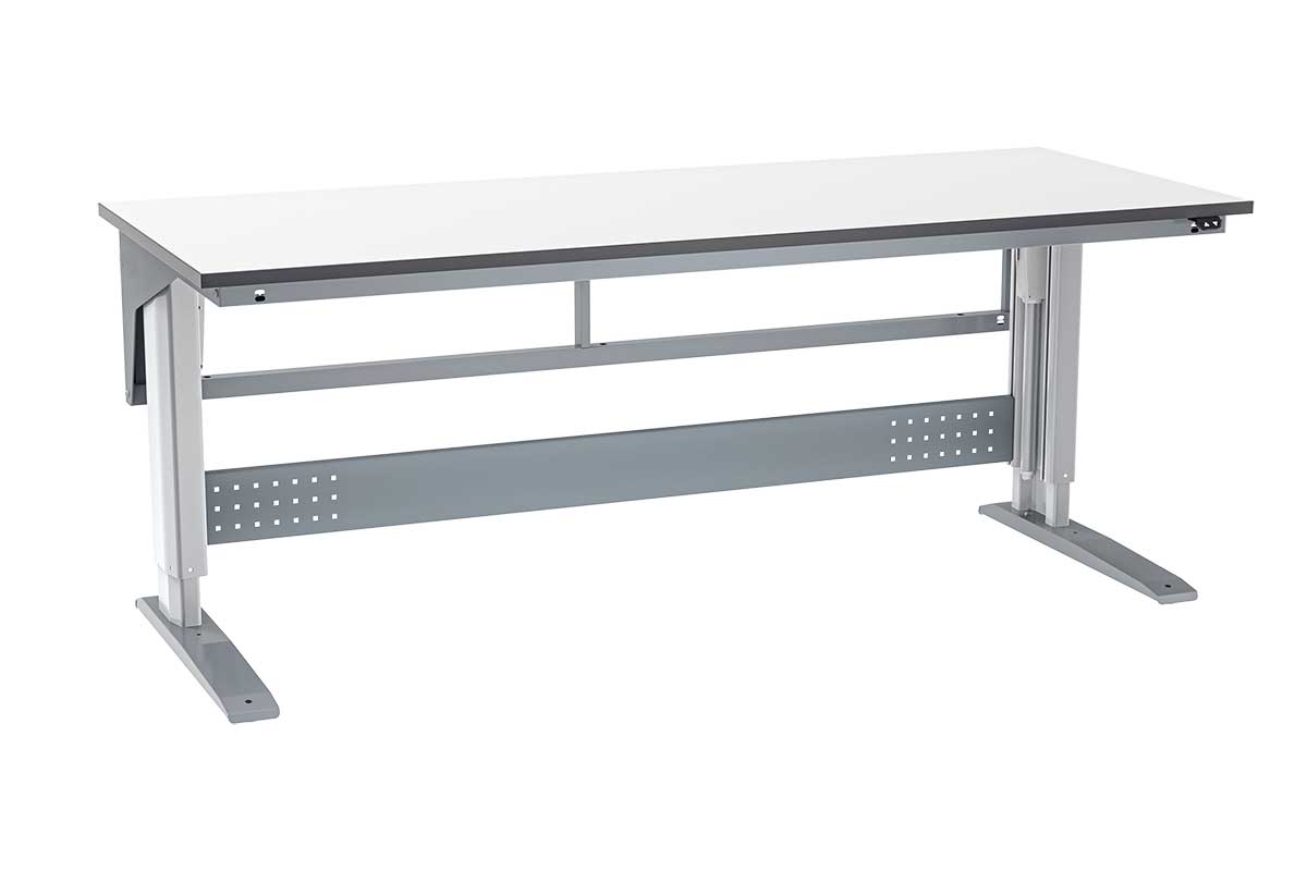 Arbetsbänk Rustik Höj- och sänkbart 300 kg Laminat