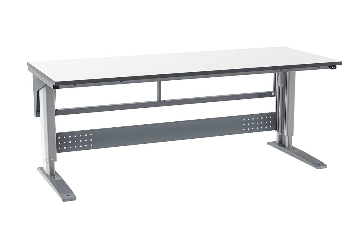 Arbetsbänk Rustik Höj- och sänkbart 400 kg Laminat