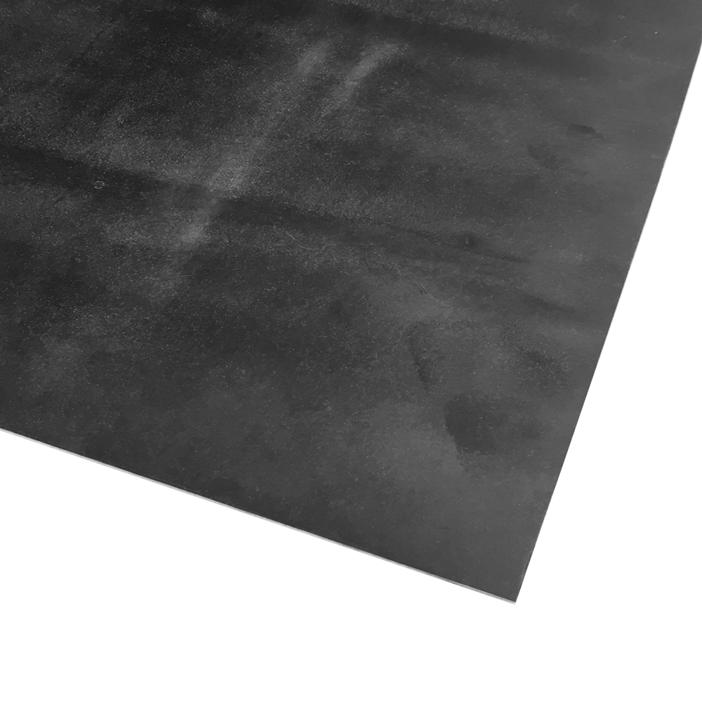 Slät gummiduk 1400 mm svart