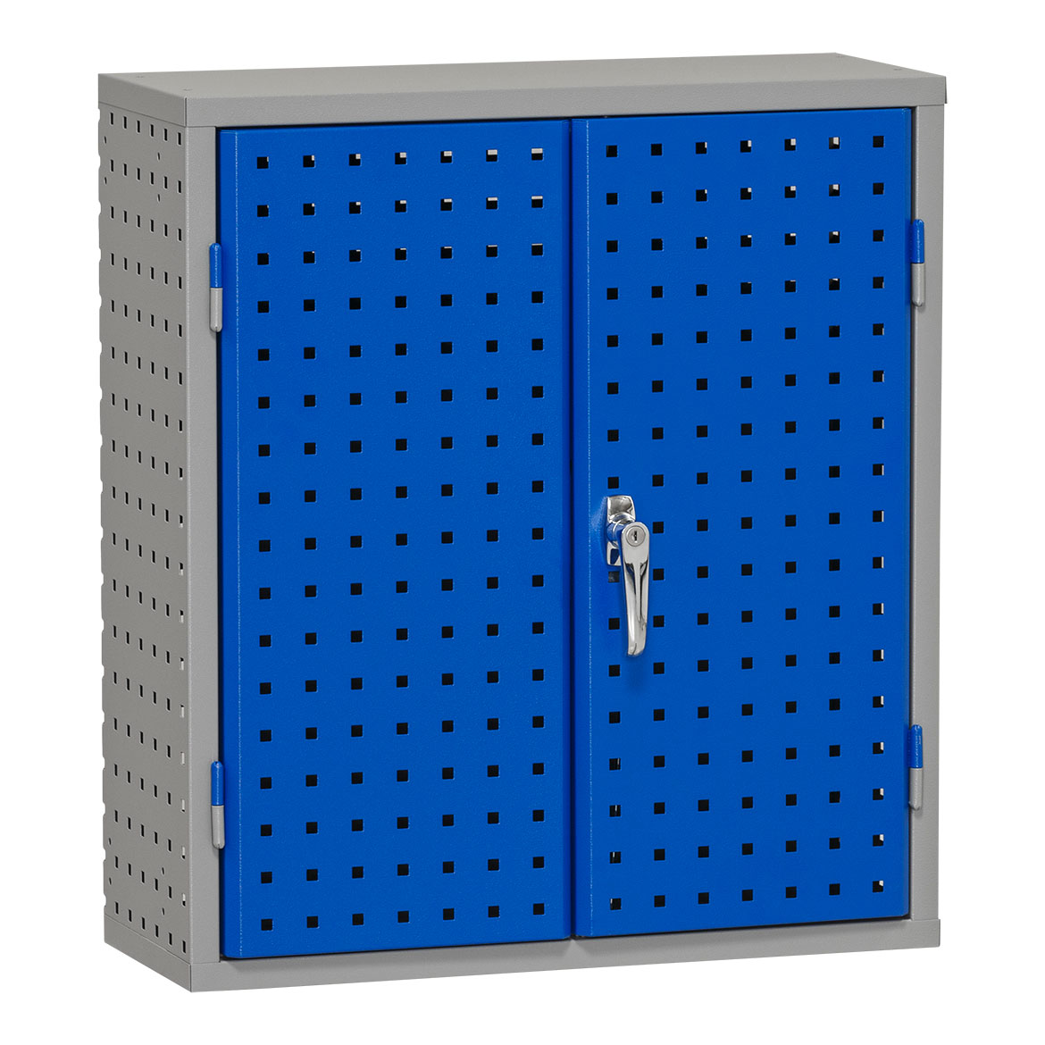 Perforerat Verktygsskåp 870x480 mm Grå/Blå