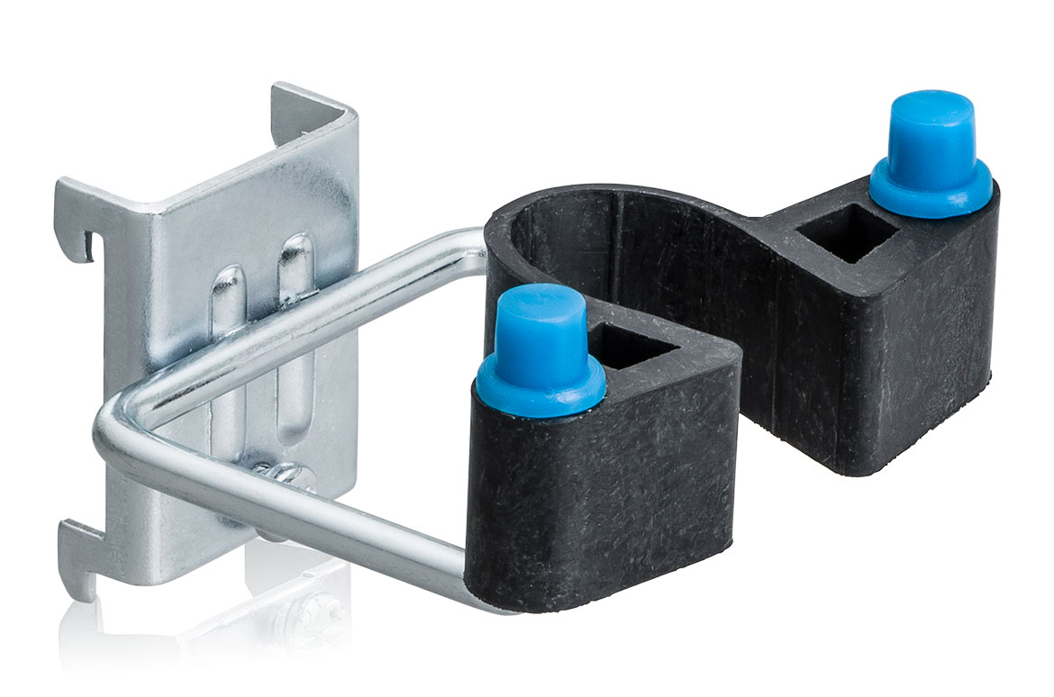 Dubbelkrok Dianit med gummiklämma 5-pack