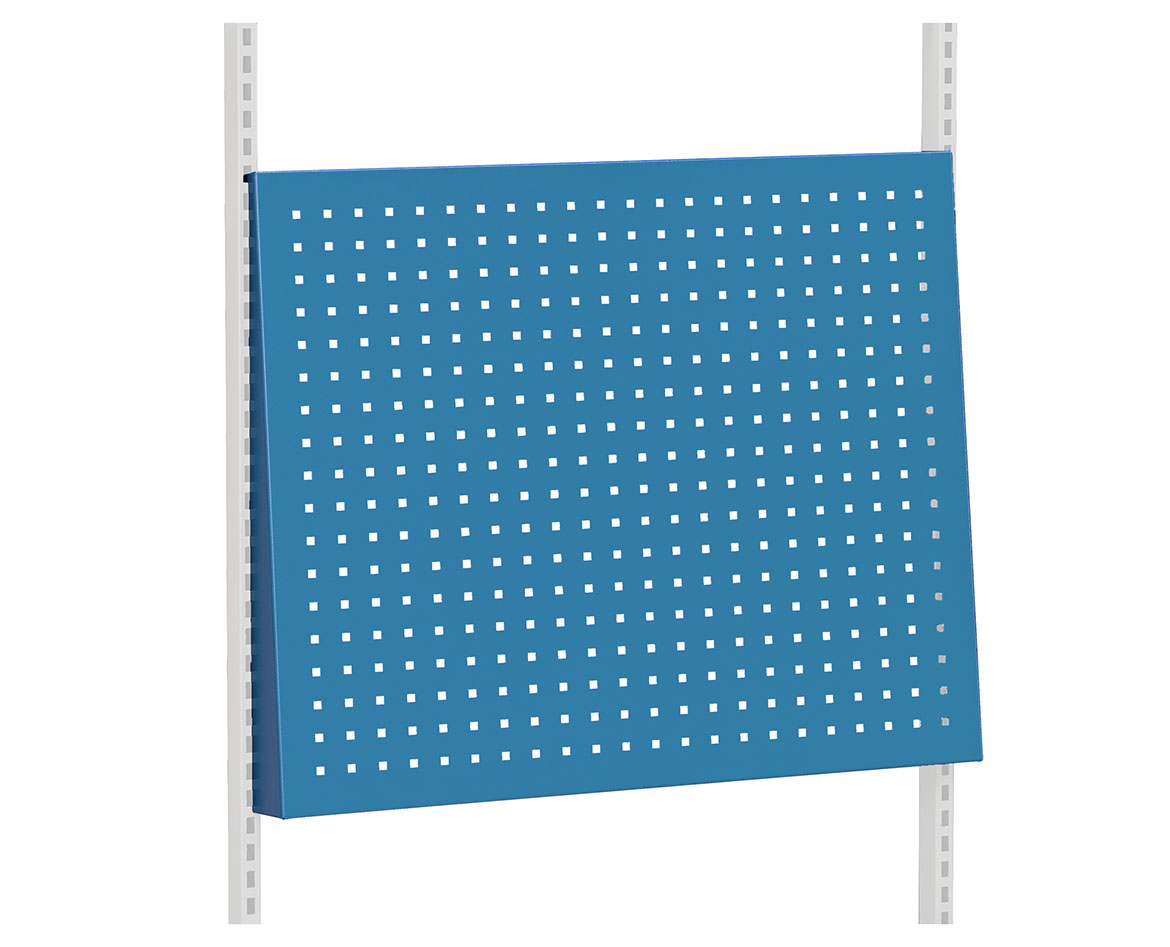 Perforerad Verktygstavla Dianit vinklad 896x1400 mm blå
